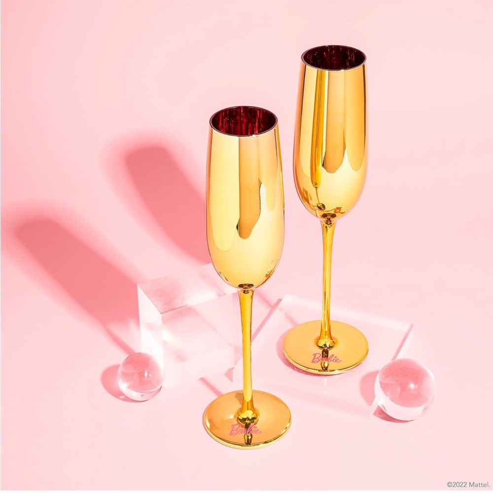 Barbie Champagne Flûtes